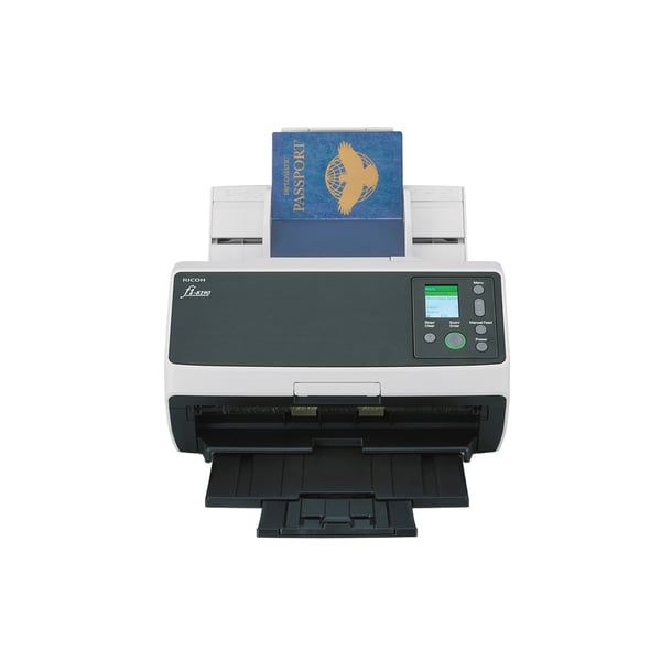 Ricoh fi-8190 ADF + manuel indføringsscanner 600 x 600 dpi A4 Sort, Grå