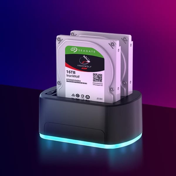 CoreParts MS-CLONER-SATA2.5-3.5 drev dockingstation Sort