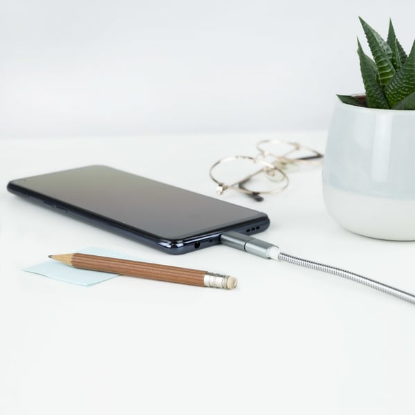 Nanocable 10.02.0011 kabel kønsskifter USB C Micro USB Grå