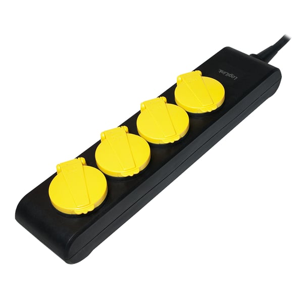 LogiLink LPS212 stikdåse 1,4 m 4 AC stikkontakt(er) Sort, Gul LogiLink LPS212 stikdåse 1,4 m 4 AC stikkontakt(er) Sort, Gul