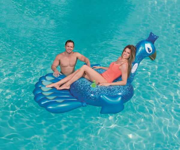 Bestway 41101 pool- och badmadrass Blå Vinyl Sittbadleksak