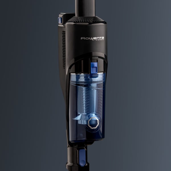 Rowenta X Combo 2in1 GZ3038 Pystyimuri Akku Kuiva ja märkä Pussiton 0,55 L Musta, Sininen