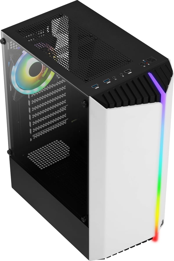 Aerocool Bionic Midi Tower Hvid