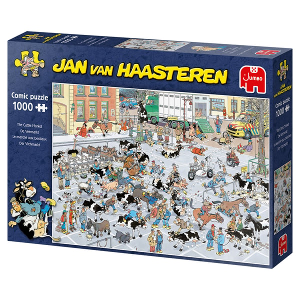 Jan van Haasteren The Cattle Market 1000 pcs Kuviopalapeli 1000 kpl Sarjakuvat