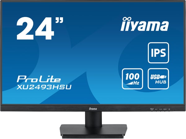 iiyama ProLite XU2493HSU-B7 computerskærm 60,5 cm (23.8") 1920 x 1080 pixel Fuld HD LED Sort