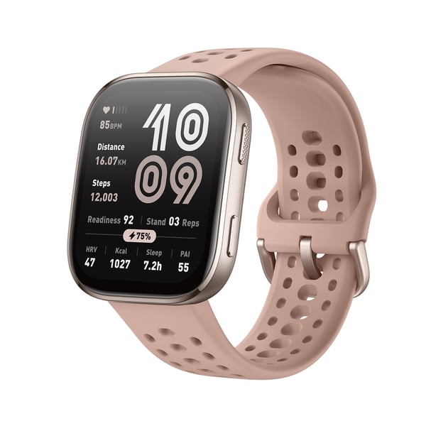 Amazfit Bip 6 5 cm (1.97") AMOLED Digitaalinen 390 x 450 pikseliä Kosketusnäyttö Kulta GPS (satelliitti)