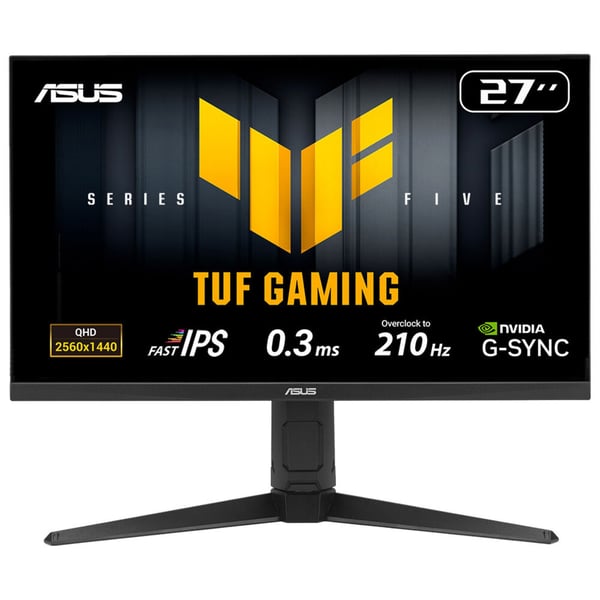 ASUS TUF Gaming VG27AQL5A computerskærm 68,6 cm (27") 2560 x 1440 pixel Wide Quad HD LCD Sort ASUS TUF Gaming VG27AQL5A computerskærm 68,6 cm (27") 2560 x 1440 pixel Wide Quad HD LCD Sort