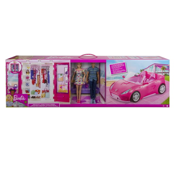 Barbie Fashionistas Barbie-dukke, køretøj og tilbehør