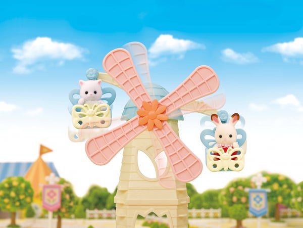 Sylvanian Families Baby Vindmølle med figur