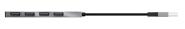Trust Halyx USB 2.0 480 Mbit/s Aluminium
