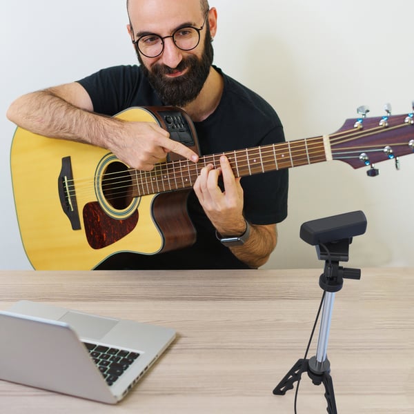 j5create JVCU100-N USB™ HD-webkamera med 360° drejning