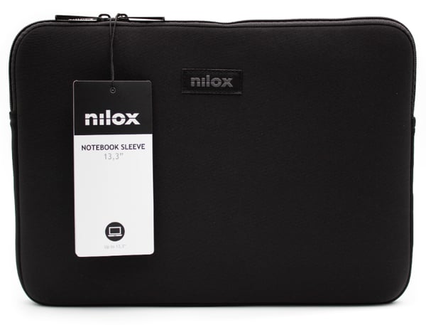 Nilox NXF1301 väskor bärbara datorer 33,8 cm (13.3") Överdrag Svart