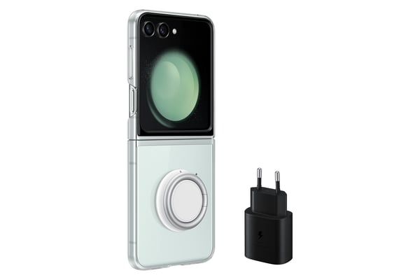 Samsung EF-XF73KKTEGWW mobiltelefon etui 17 cm (6.7") Flipetui Transparent