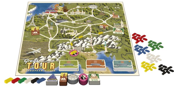 Tactic Great Tour Brætspil Rejser/eventyr