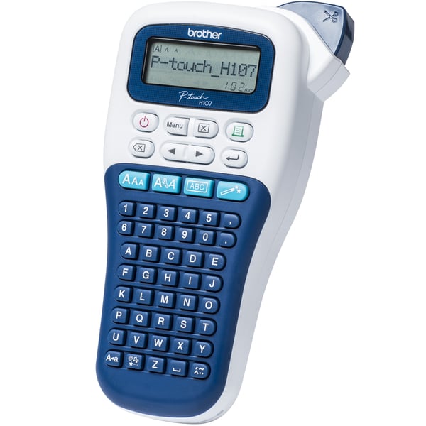 Brother P-Touch PT-H107B - Etiketmaskine - s/h - Termisk overførsel - Rulle (1,2 cm)
