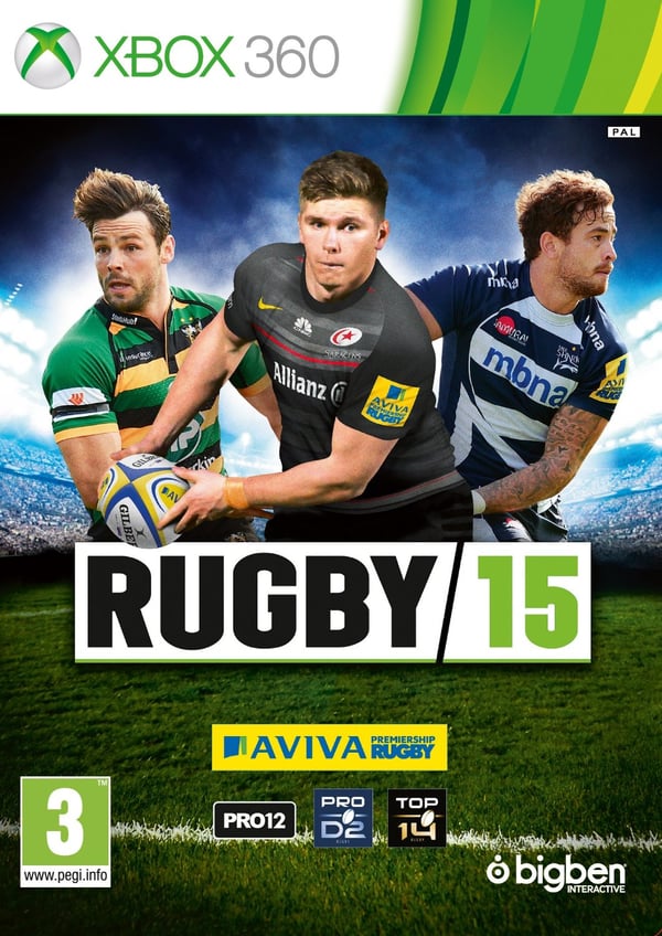 BANDAI NAMCO Entertainment Rugby 15, Xbox 360 Standard Italiensk