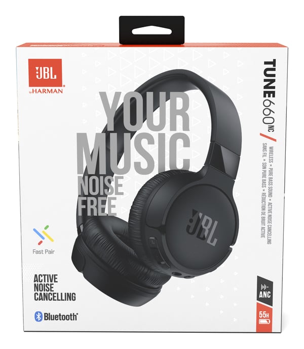 JBL Tune 660 NC SVART