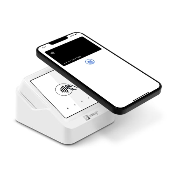 SumUp Solo älykortin lukijalaite Wi-Fi + 4G Valkoinen