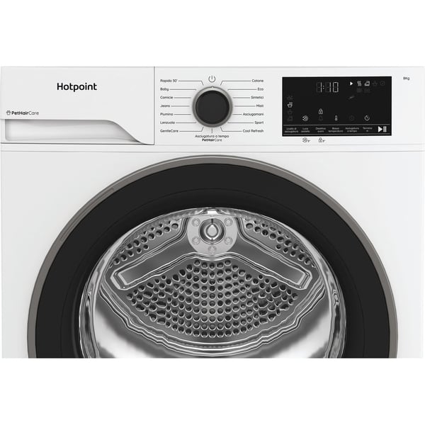 Hotpoint HPT 83D BS IT tumlare Fristående Frontmatad 8 kg Vit