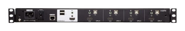 ATEN CL3884NW rack 47 cm (18.5") 1920 x 1080 pixlar Metall Svart 1U