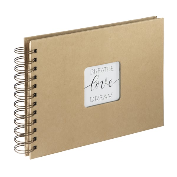 Hama Craft fotoalbum og arkbeskyttelse Brun 40 ark 10 x 15 Spiral indbinding