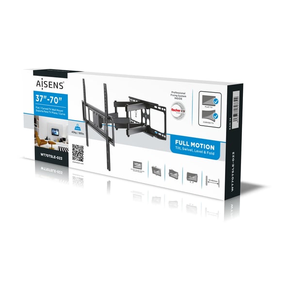 AISENS WT70TSLE-023 tv-beslag 177,8 cm (70") Sort