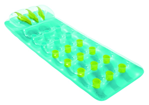 Bestway 43015 pool- och badmadrass Grön, Transparent, Gul Vinyl
