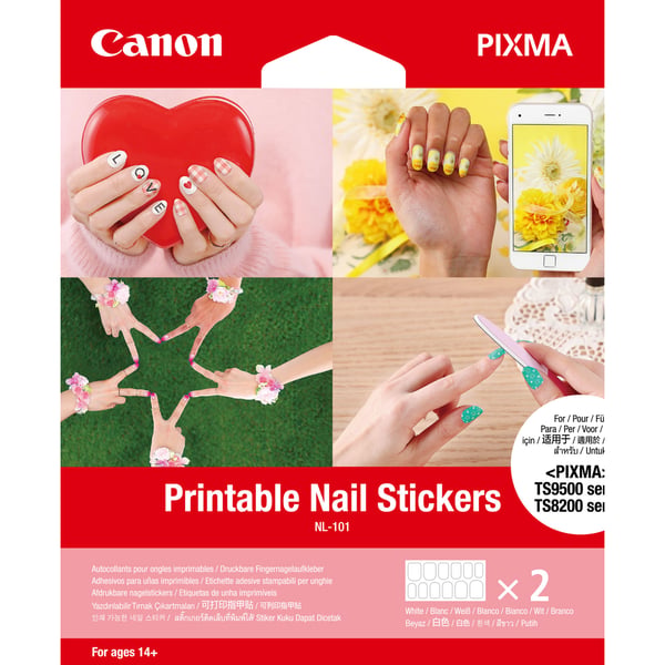 Canon 3203C002 negle mærkat 24 stk Hvid