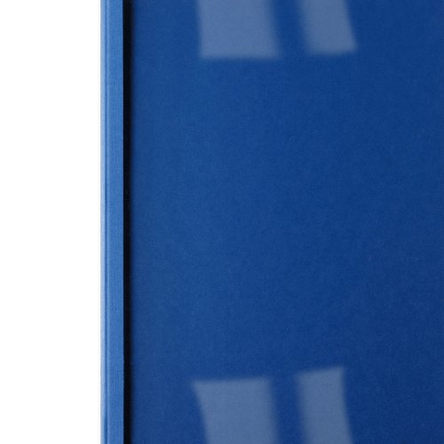 GBC ThermaBind Leathergrain Cover 3mm Royal Blue (100) papirklemme
