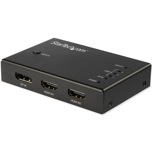 StarTech.com HDMI-video-switch med fyra portar - 3x HDMI och 1x DisplayPort - 4K 60 Hz StarTech.com HDMI-video-switch med fyra portar - 3x HDMI och 1x DisplayPort - 4K 60 Hz