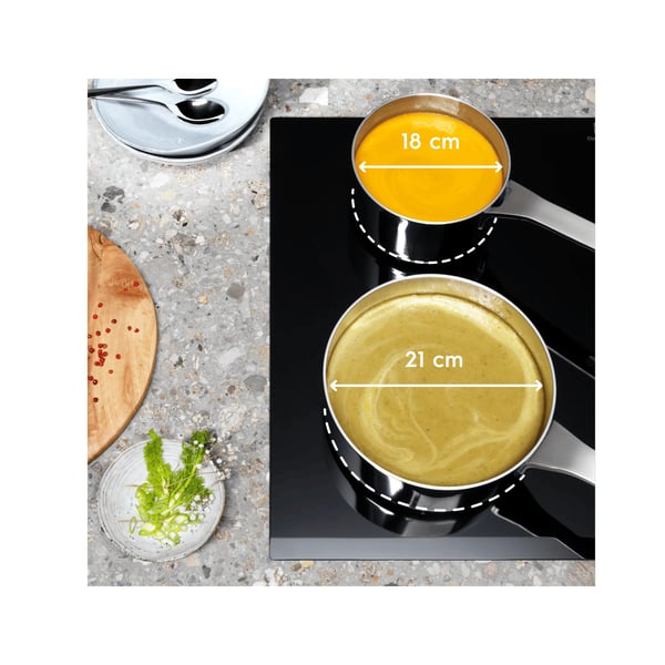 Electrolux EIV83443CT Svart Inbyggd 80 cm Induktionshäll med zon 4 zone(s)