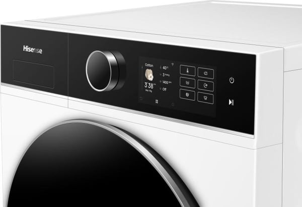 Hisense WF5I9043BWFS tvättmaskin Frontmatad 9 kg 1400 RPM Vit