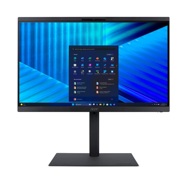 Acer Aspire VVZ4734GT Intel Core Ultra 5 225 60,5 cm (23.8") 1920 x 1080 pikseliä All-in-one PC 16 GB DDR5-SDRAM 512 GB SSD Windows 11 Pro Wi-Fi 6E (802.11ax) Musta