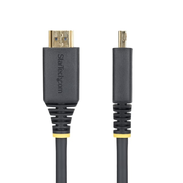 StarTech.com HDMI2-CABLE-GRIP-3M HDMI-kaapeli HDMI-tyyppi A (vakio) Musta