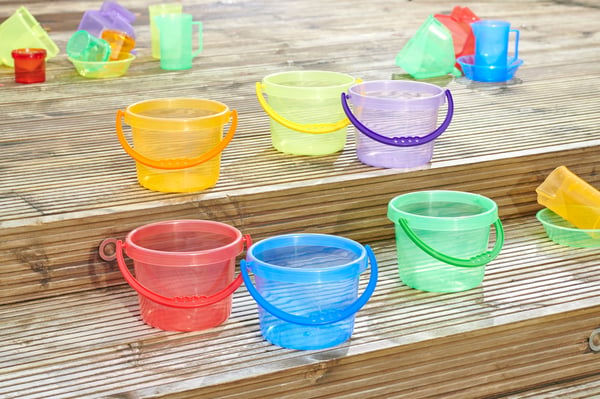 Tickit Translucent Colour Buckets