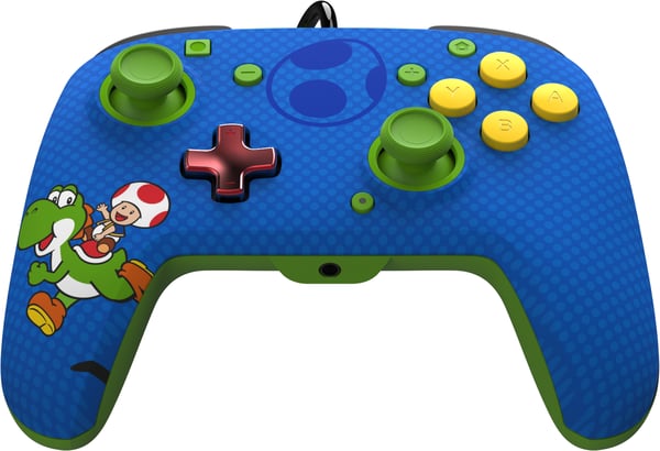 PDP REMATCH: Yoshi & Toad Blå USB Gamepad Analog/digital Nintendo Switch, Nintendo Switch OLED