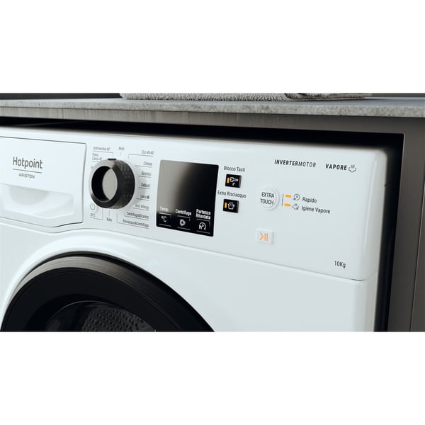 Hotpoint Active 40 NF1046WK IT Pesukone Edestä täytettävä 10 kg 1351 RPM Valkoinen