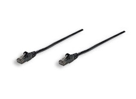 Intellinet 0.3m Cat6 UTP netværkskabel Sort 0,3 m U/UTP (UTP)