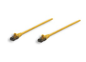 Intellinet 0.3m Cat6 UTP netværkskabel Gul 0,3 m U/UTP (UTP)