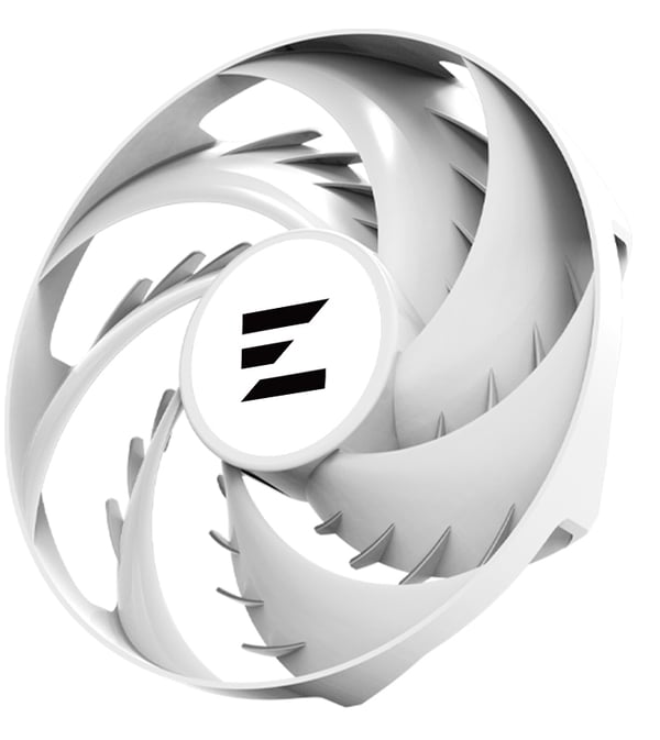 Zalman ZM-AF120 ARGB Datorväska Fan 12 cm Vit 1 styck