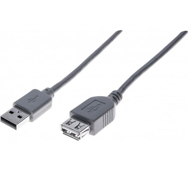 Hypertec 532412-HY USB-kabel USB 2.0 1 m USB A 0,48 Gbit/sek. Grå