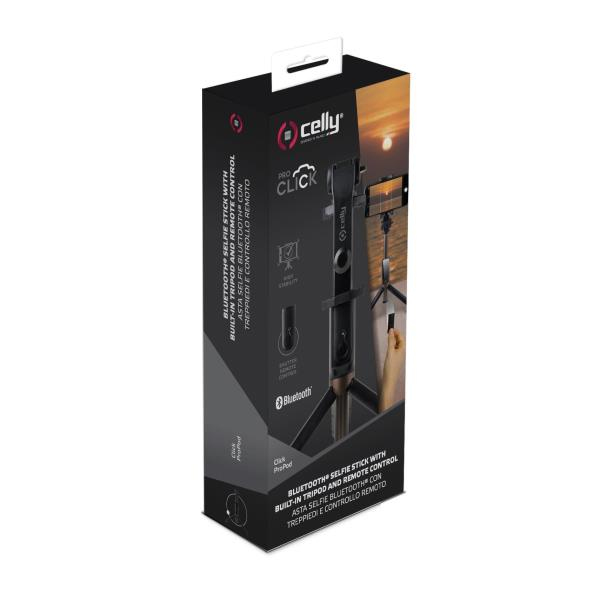 Celly Click Propod selfiepinne Smartphone Svart