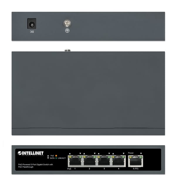 Intellinet 561808 nätverksswitchar Gigabit Ethernet (10/100/1000) Strömförsörjning via Ethernet (PoE) stöd
