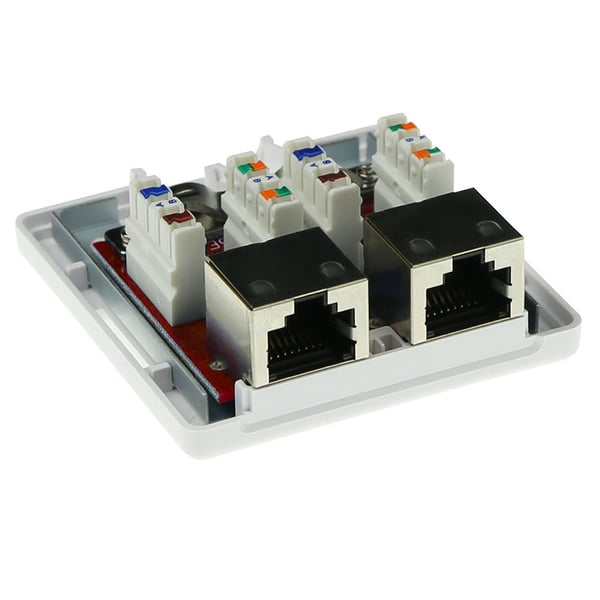 ACT FA7004 uttagboxar RJ-45 Grå