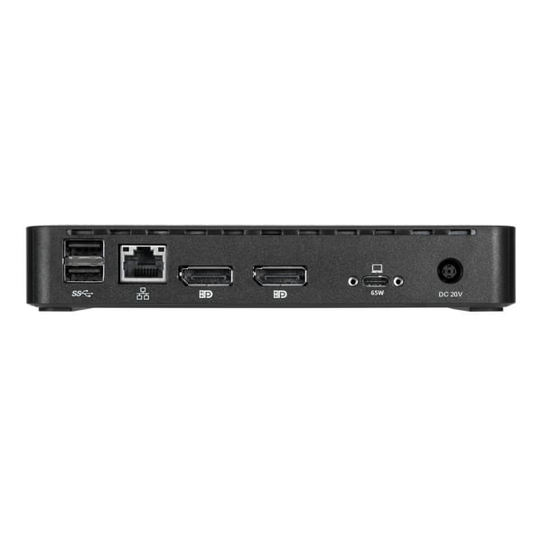 Targus DOCK315EUZ kannettavien tietokoneiden telakka ja porttitoistin USB 3.2 Gen 1 (3.1 Gen 1) Type-A + Mini DisplayPort 1.2 Musta