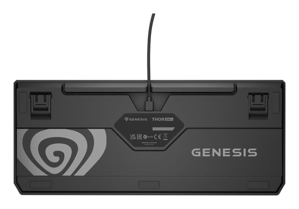 GENESIS Thor 230 TKL tastatur Spil USB QWERTY Engelsk Blå