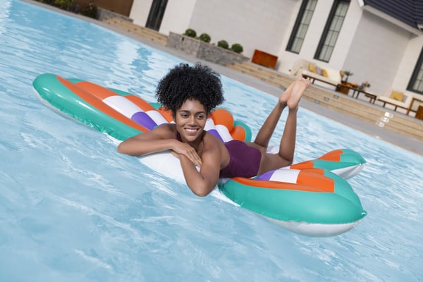 Bestway 43963 pool- och badmadrass Multifärg Mönstrad Polyvinylklorid (PVC)