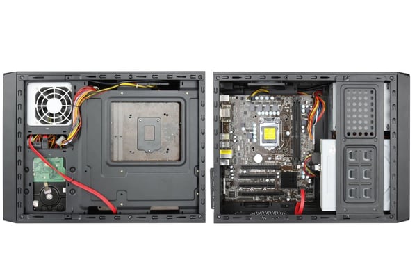 Chieftec UE-02B computeretui Mini Tower Sort 250 W