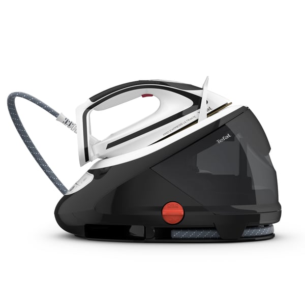Tefal Pro Express Ultimate GV9550 1,9 L Durilium AirGlide Autoclean soleplate Musta, Valkoinen