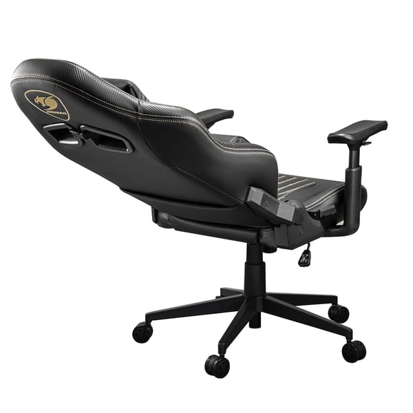 COUGAR CGR-EXP-ROB PC gamingstol Polstret vatteret sæde Sort, Guld